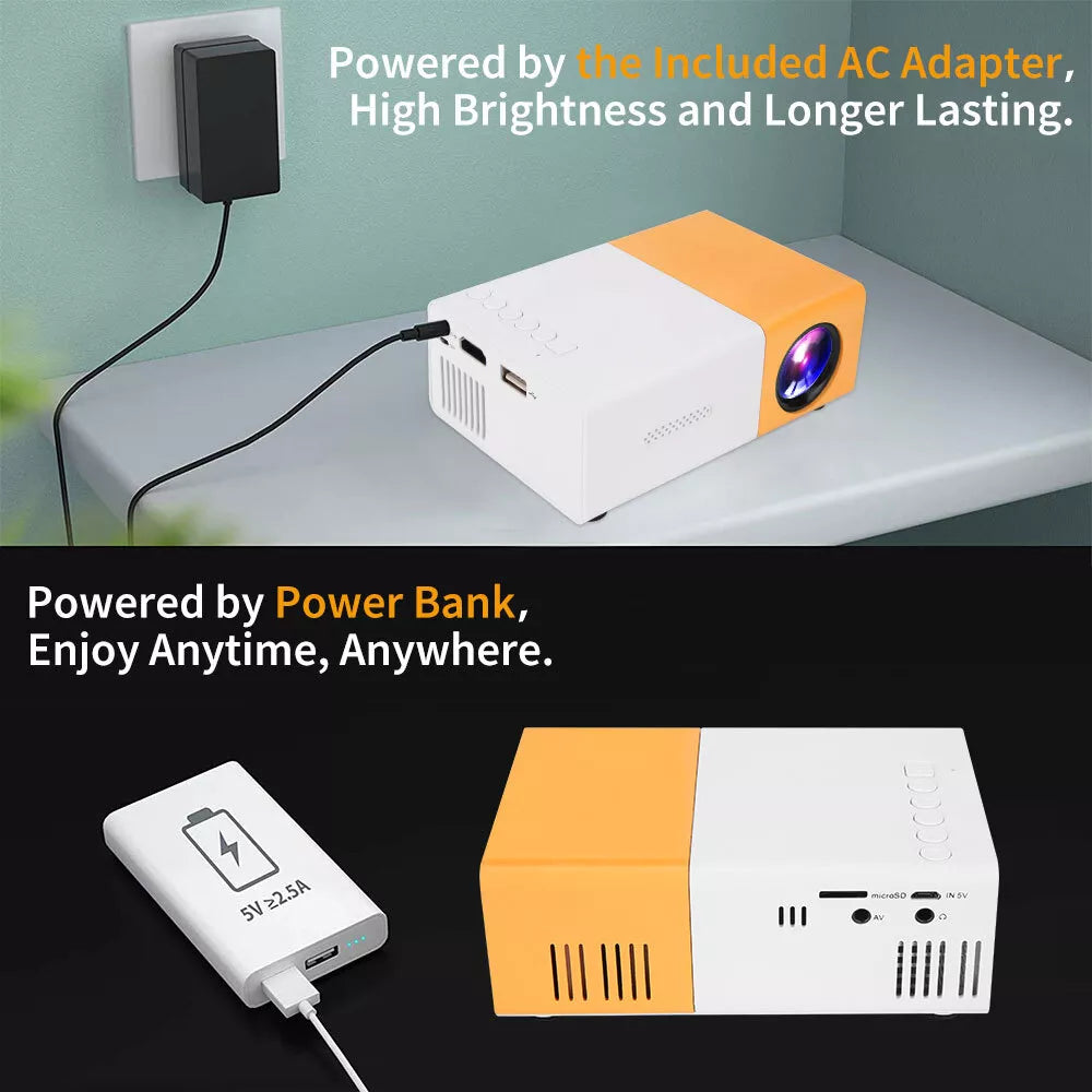 ENTILEA™ Mini Portable LED Projector