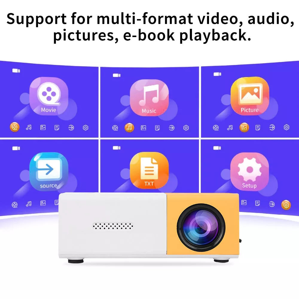 ENTILEA™ Mini Portable LED Projector